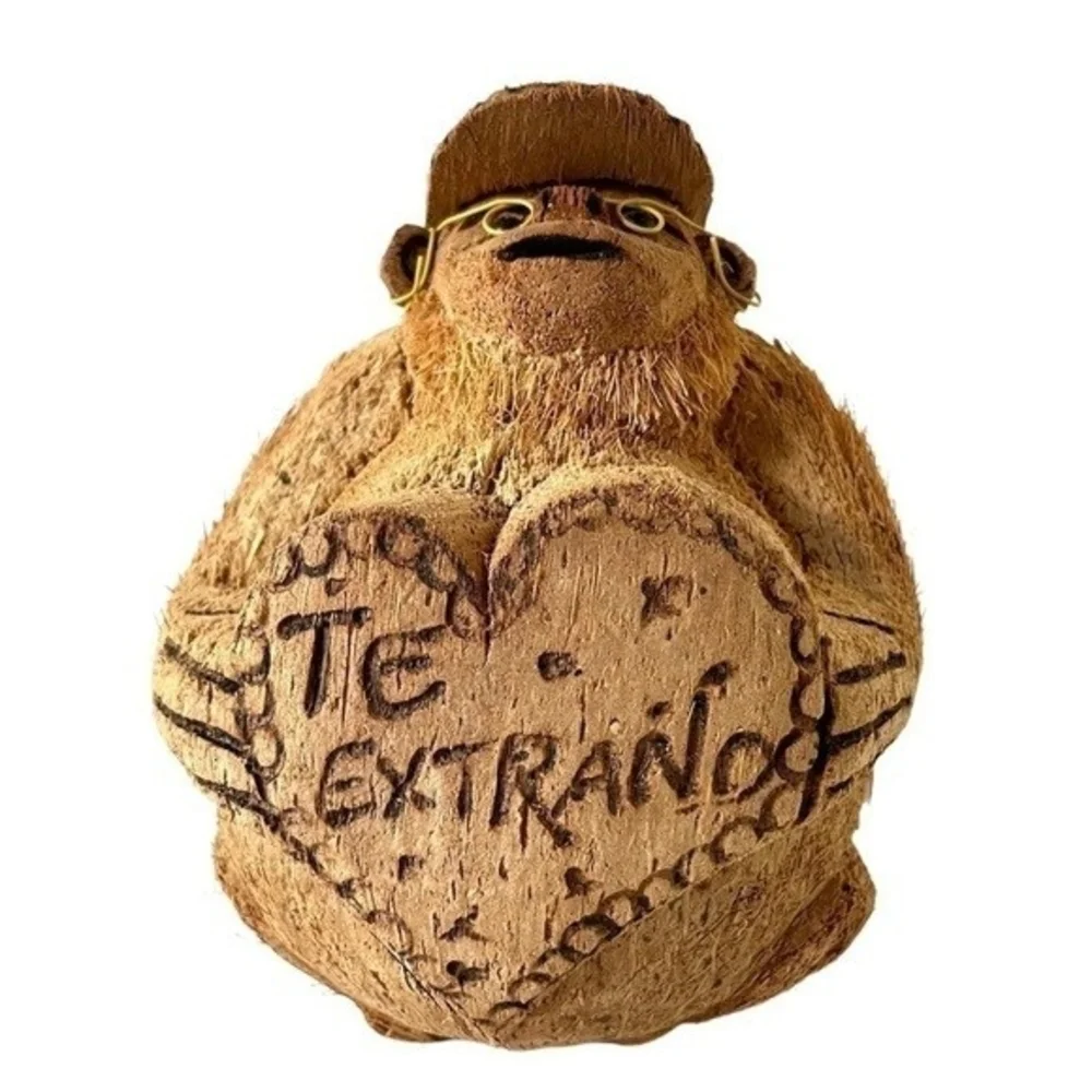 Monkey in Love Punta Cana Coconut Souvenir 6.5